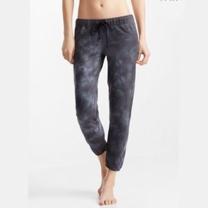 Slouchy Cinch Sweatpants - Gray Tie Dye